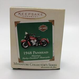 Harley-Davidson 1948 Panhead Keepsake Ornament MINIATURE  2003 Hallmark
